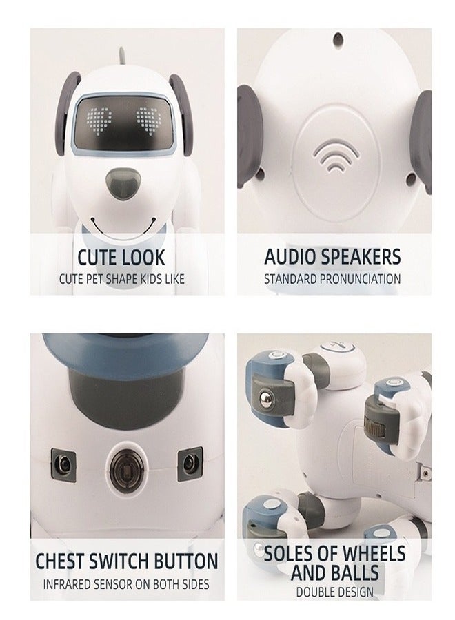 Smart Stunt Robotic Blue Dog with Remote Control - BG1533 - Image 3