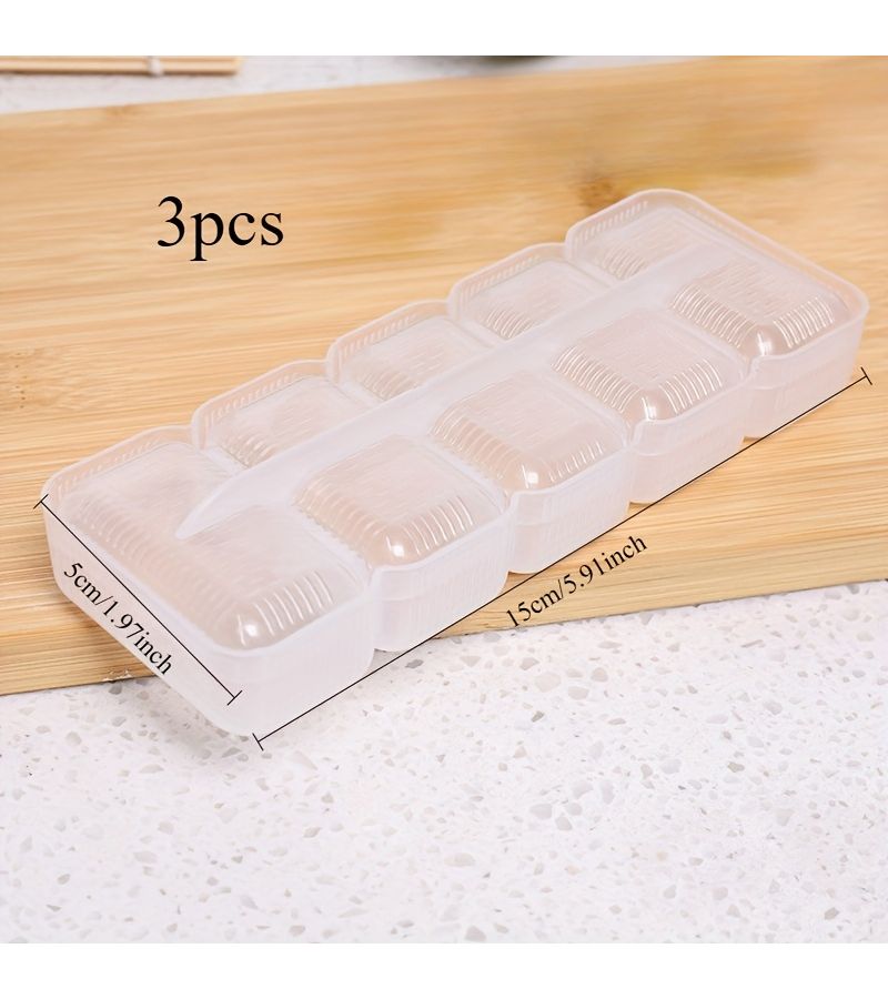 3 Pcs Sushi Rice Mold Kit with Seaweed for Three Part Filled Sushi - Image 3