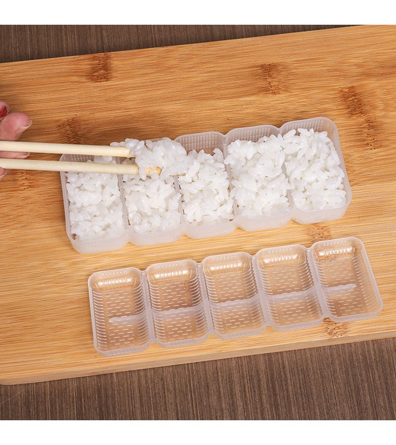 3 Pcs Sushi Rice Mold Kit with Seaweed for Three Part Filled Sushi - Image 5