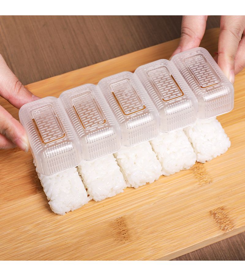 3 Pcs Sushi Rice Mold Kit with Seaweed for Three Part Filled Sushi - Image 1