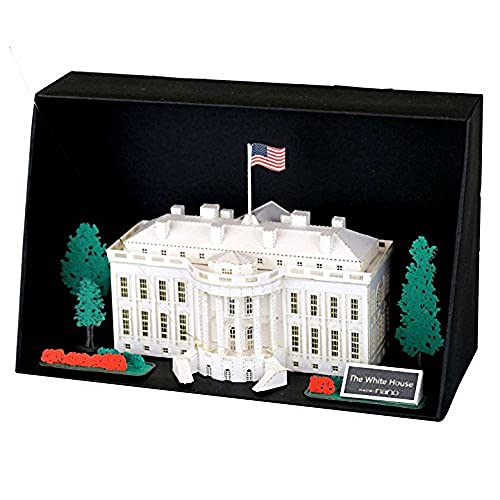 Kawada Paper Nano White House Building Kit - Image 1