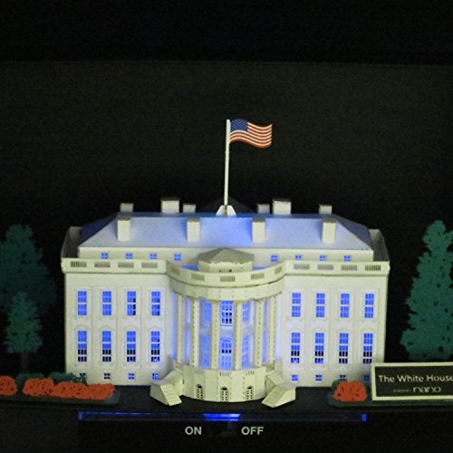 Kawada Paper Nano White House Building Kit - Image 5