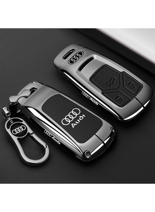 Audi 2025 Audi Q5L special key set luxury 2024 A4L premium car key all inclusive protective case for men and women General Motors keychain - Image 1