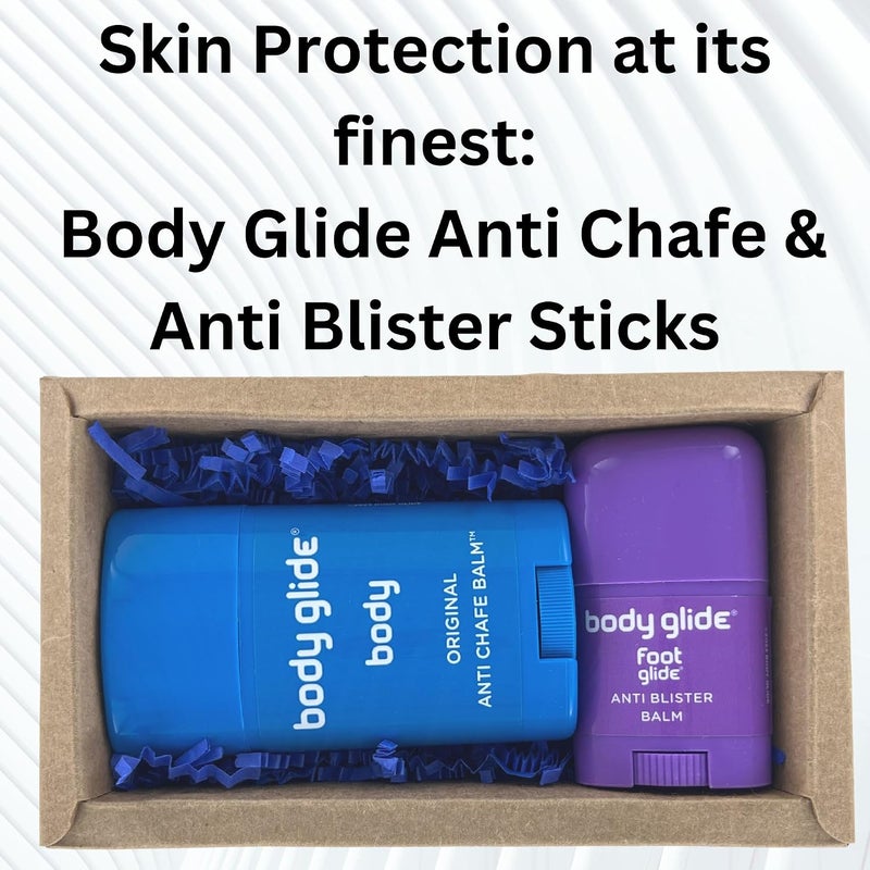 Body Glide Body & Foot Glide Gift Set | Complete Skin Protection for Sports, Play & Everyday | 1.5oz Body Anti Chafing Stick & 0.8oz Foot Glide Blister Prevention Stick - Image 3