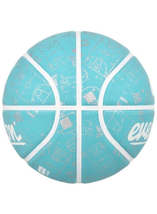 Evervon Youth And Children's Training Compeion Basketball, Indoor And Outdoor Use, Wear-resistant, Size 5, Non-slip Rubber, Ebx-500 - Image 2