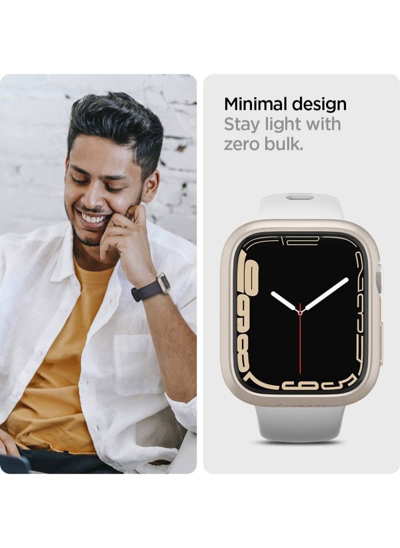 Thin Fit Apple Watch Series 8/7 (41mm) Case Cover - Starlight