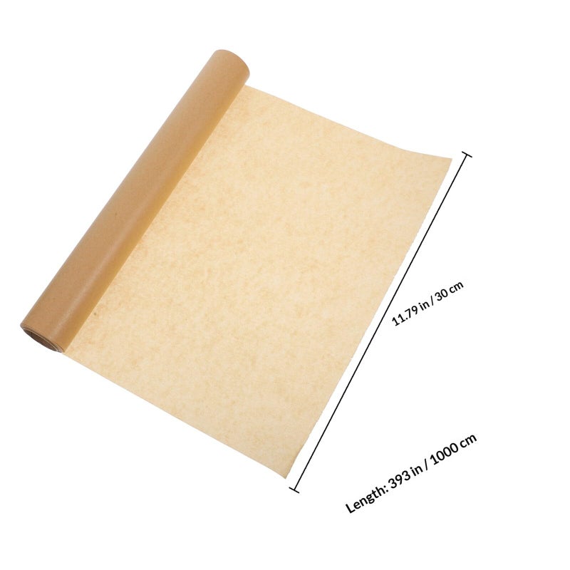 Unbleached Parchment Paper Roll 30cm X 10m Oil Absorbent Baking Sheet For Oven - Image 3
