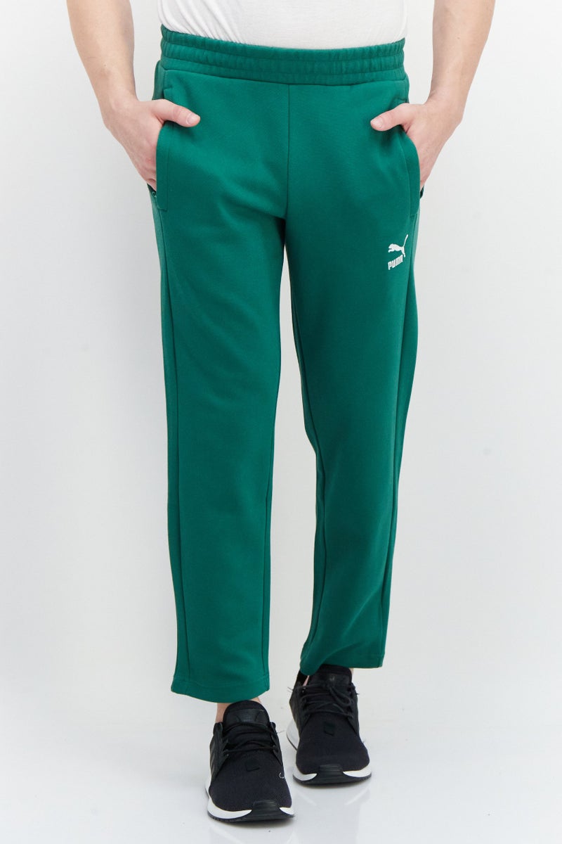 PUMA سراويل تدريب رياضية للرجال، خضراء - Image 1