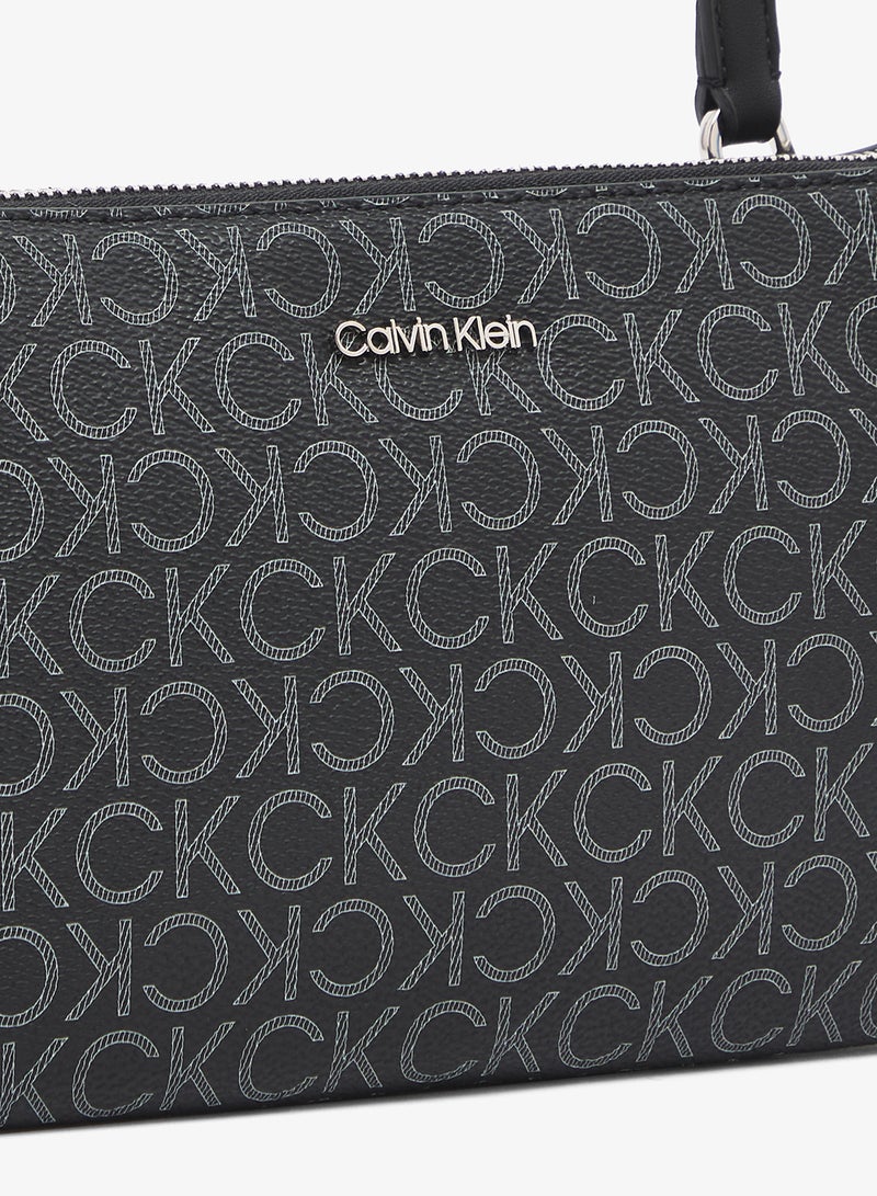 CALVIN KLEIN Monogram East West Crossbody - Image 4