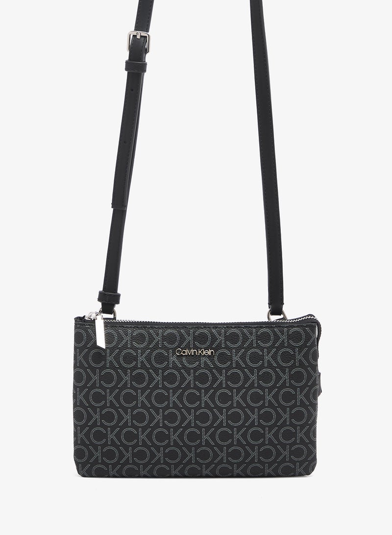 CALVIN KLEIN Monogram East West Crossbody - Image 1