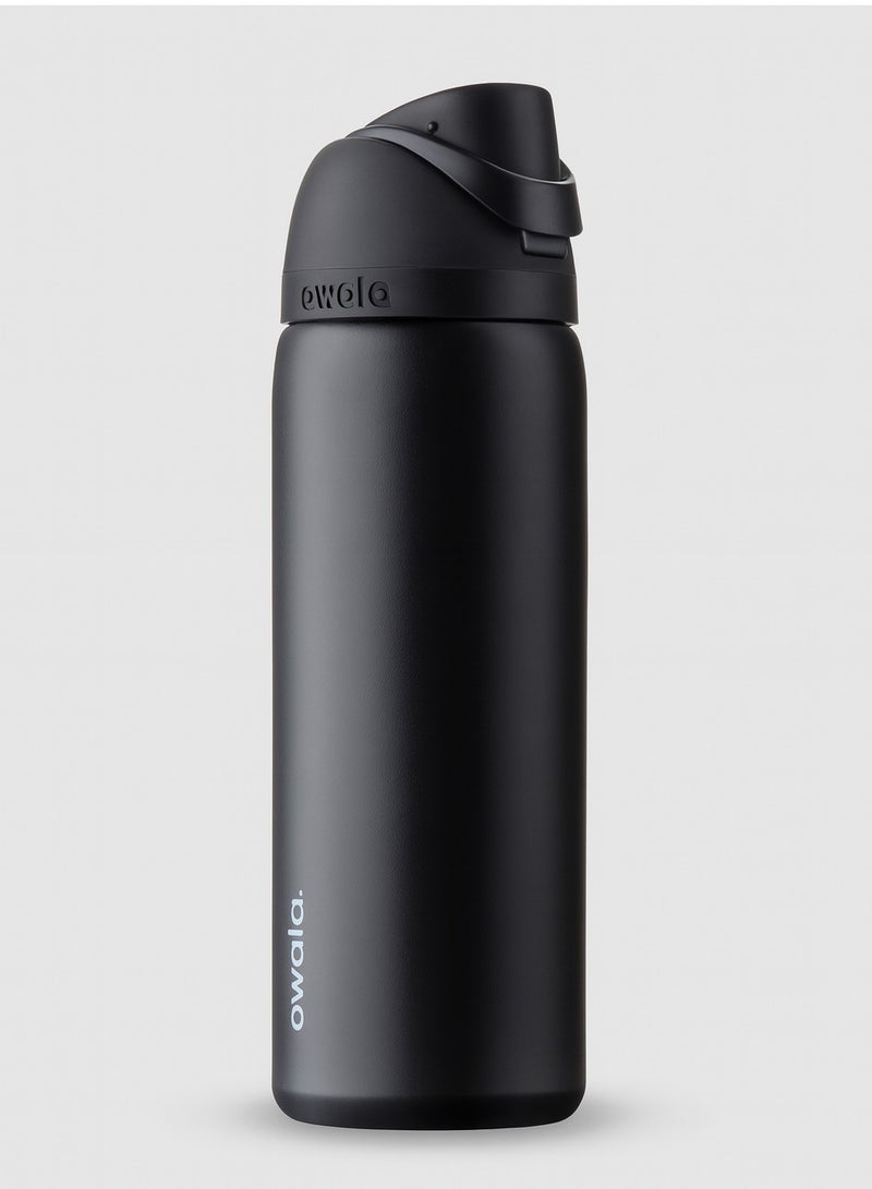 Owala （Very, Very Dark32OZ）FreeSip Insulated Stainless Steel Water Bottle with Straw for Sports, Travel, and School BPA-Free Sports Water Bottle - Image 1
