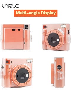Unique Protective Clear Case for Instax Square SQ1 Instant Film Camera, Crystal Hard PC Cover for Instax Square SQ1 with Removable Rainbow Shoulder Strap  - Image 4