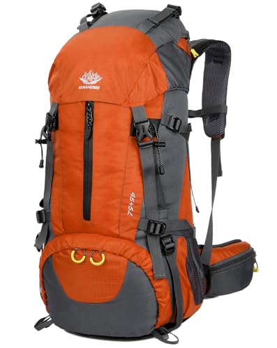 WoneNice 50L(45+5) Waterproof Hiking Backpack - Outdoor Sport Daypack with Rain Cover - Image 1