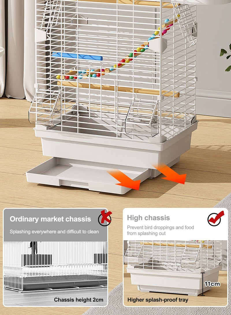 Kidle Transparent Bird Cage Acrylic Parrot Cage Nest Birdcages Special Breeding Cage Pigeon Canary  - Image 2