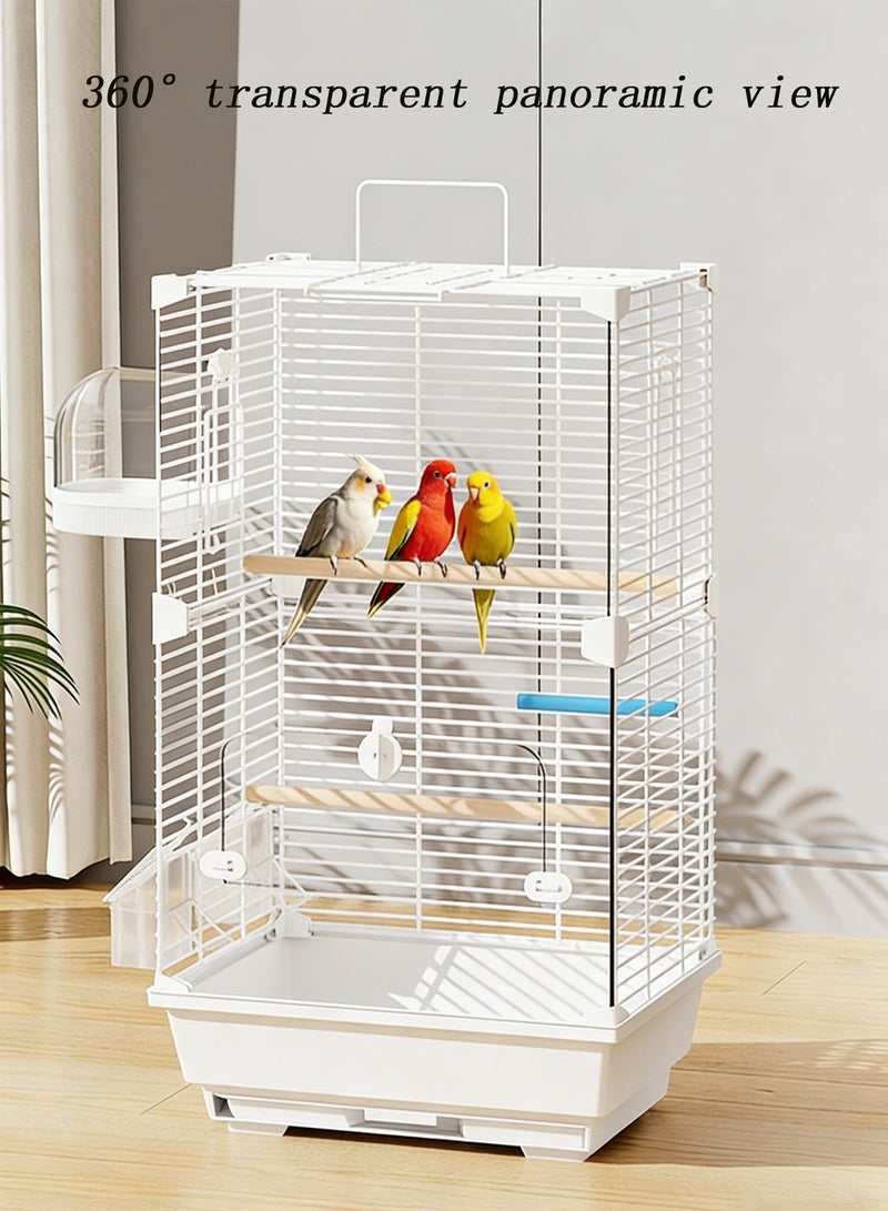 كيدل قفص الطيور الشفاف قفص الببغاء عش قفص الطيور الخاصة قفص التكاثر الحمامة الكناري - Image 3