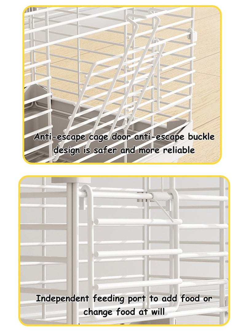 كيدل قفص الطيور الشفاف قفص الببغاء عش قفص الطيور الخاصة قفص التكاثر الحمامة الكناري - Image 5