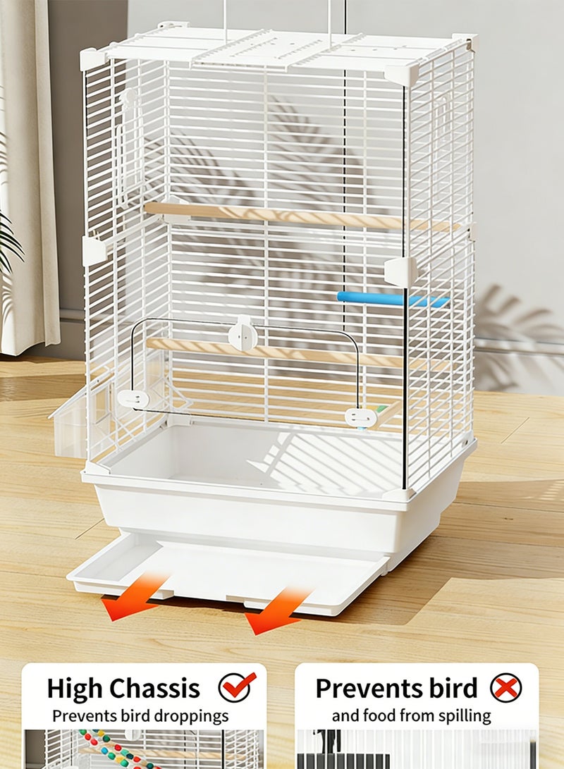 كيدل قفص الطيور الشفاف قفص الببغاء عش قفص الطيور الخاصة قفص التكاثر الحمامة الكناري - Image 4