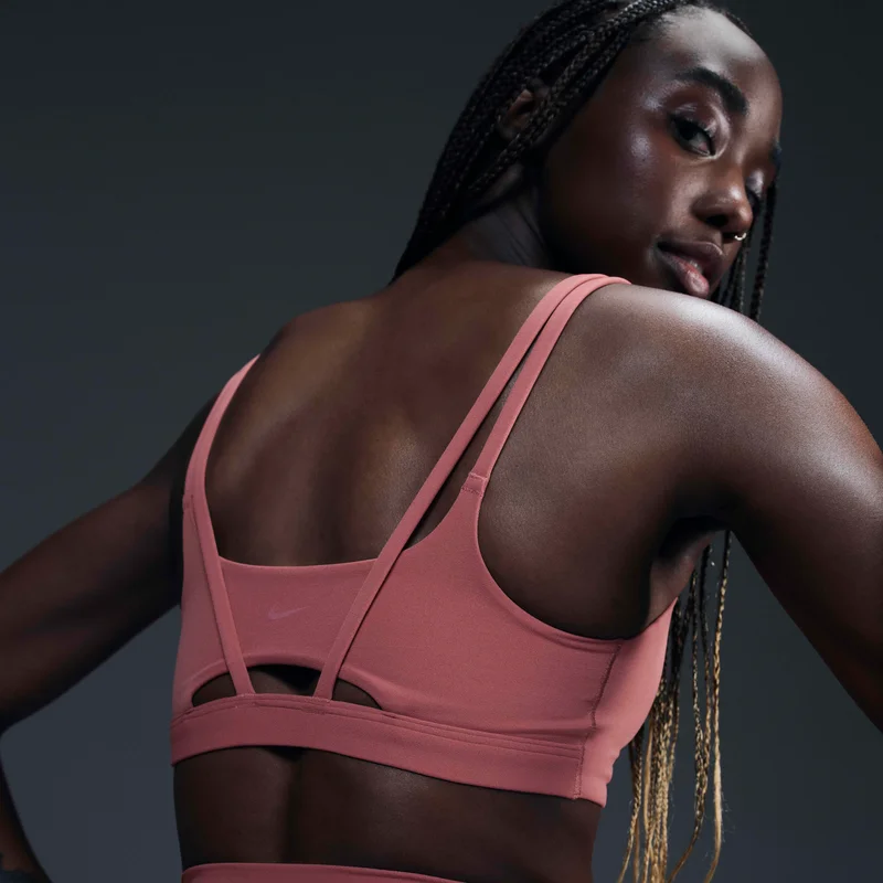 Nike Women's Zenvy Dri-FIT Strappy Light-Support Training Sports Bra