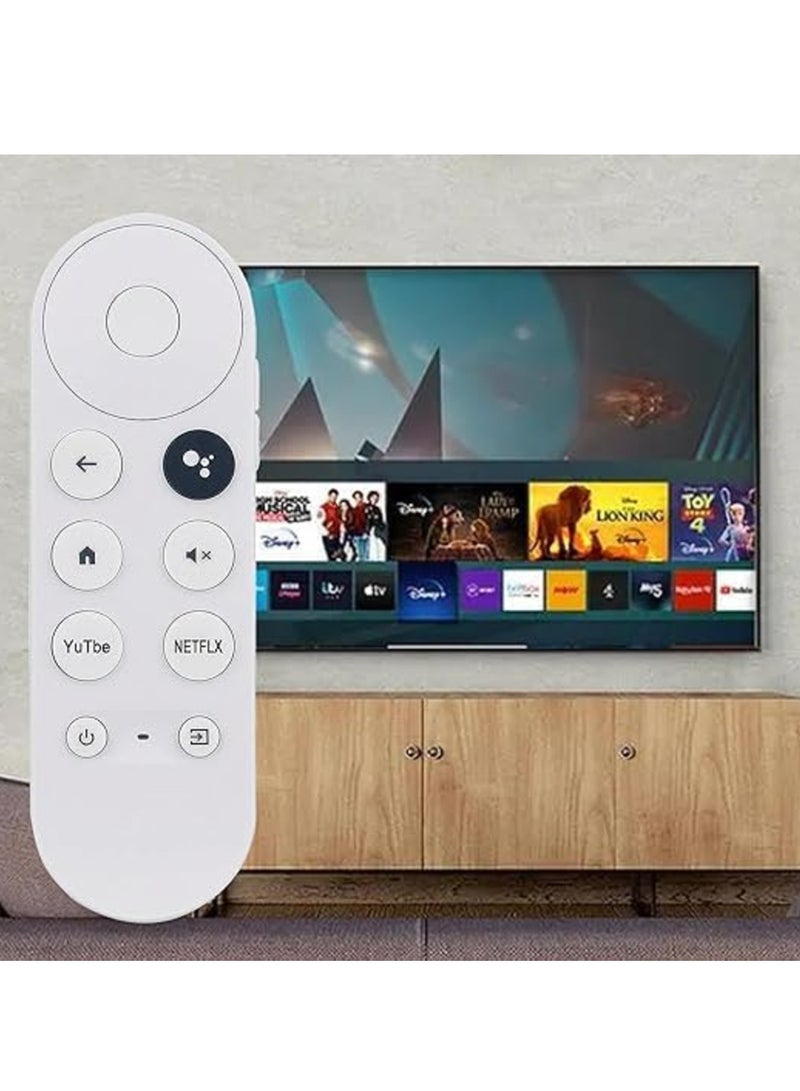 PopZa Replacement Voice Remote Control Compatible with Snow Streaming Player for Google TV Chromecast 4K G9N9N/GA01920-US/GA01923-US/GA01919-US/GA03131-US/GA01919REM with battery - Image 5