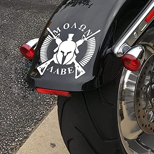MAZ DISTRIBUTIONS – Molon Labe Sticker – Vinyl Long Lasting Decal for Window– Removable Waterproof Sticker for Waterbottle – Useable Indoor & Outdoor – Easy use for Car & Van – MAZ-408 - Image 5