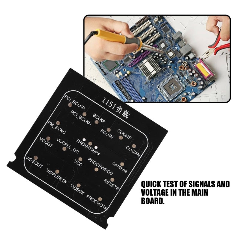 Motherboard Tester 1151 CPU Socket Test Card - LED Indicator for Quick Signal Voltage Testing - Image 5