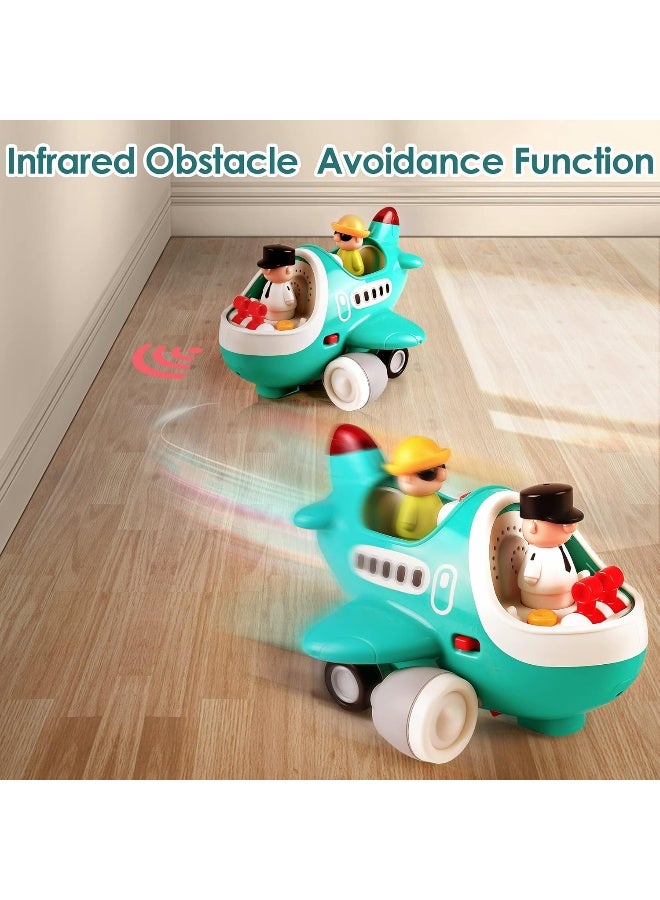 iPlay, iLearn Toddler RC Plane Toys, Baby Remote Control Musical Airplane W/Light & Sound, Pretend Play Travel Set W/Figures, Christmas Birthday Gifts for 18 24 Month, 2 3 4 Year Old Kids Boys Girls - Image 4