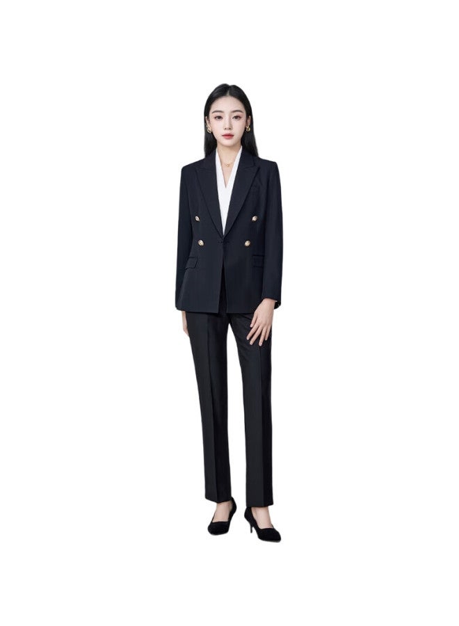 TELUOMAN Professional Women'S Suit Set, Formal Wear For College Students, Interview Attire, Office Work Uniform, Casual Blazer For Women, Spring And Autumn - Image 3