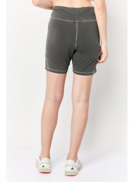 adidas Originals Women Sportswear Fit Biker Shorts, Charcoal  - Image 2