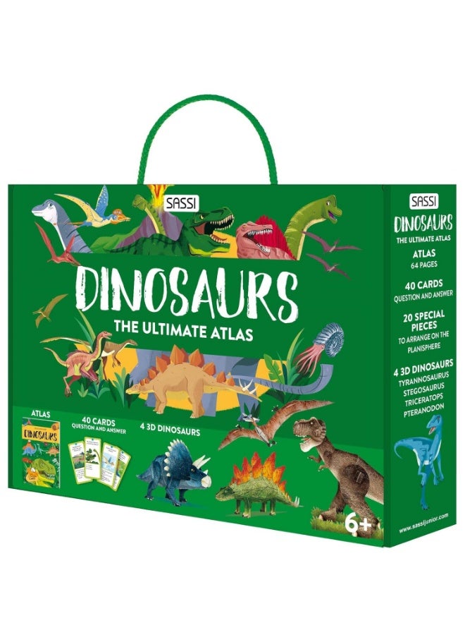 Sassi Junior Puzzle Atlas Standing Figure - Dinosaurs - Image 1