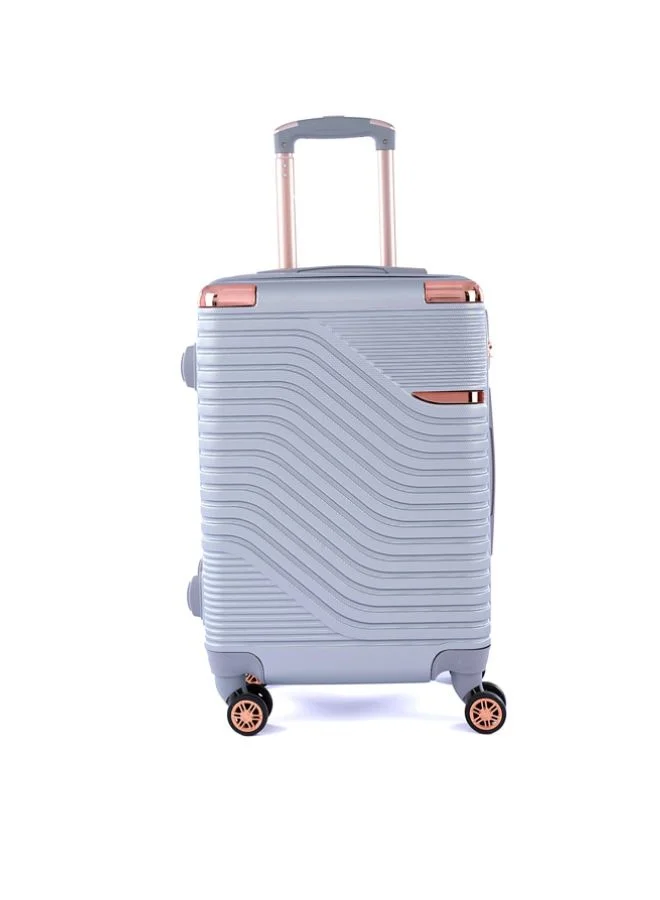 LIMRA Cabin Carry Check-In Luggage Trolley Size 20 inch Silver