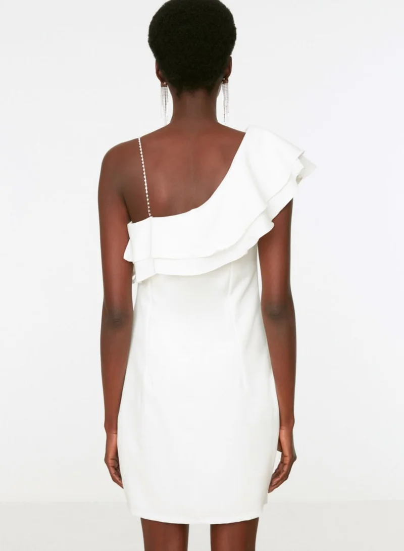 trendyol Ruffled One-Shoulder Dress