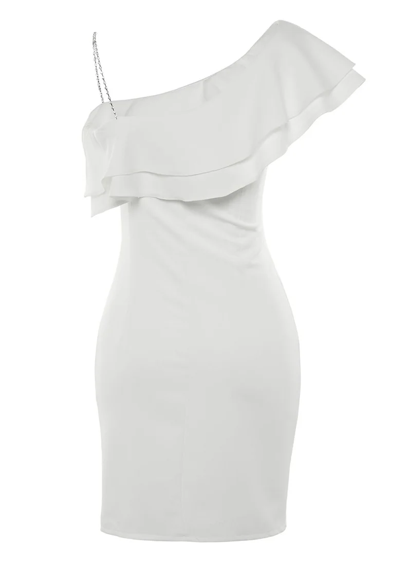 trendyol Ruffled One-Shoulder Dress