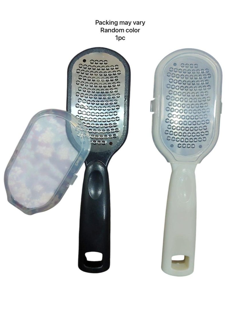 Professional foot file for removing dead and hard skin and cracked heels for pedicures. 1 piece, random color. - Image 1