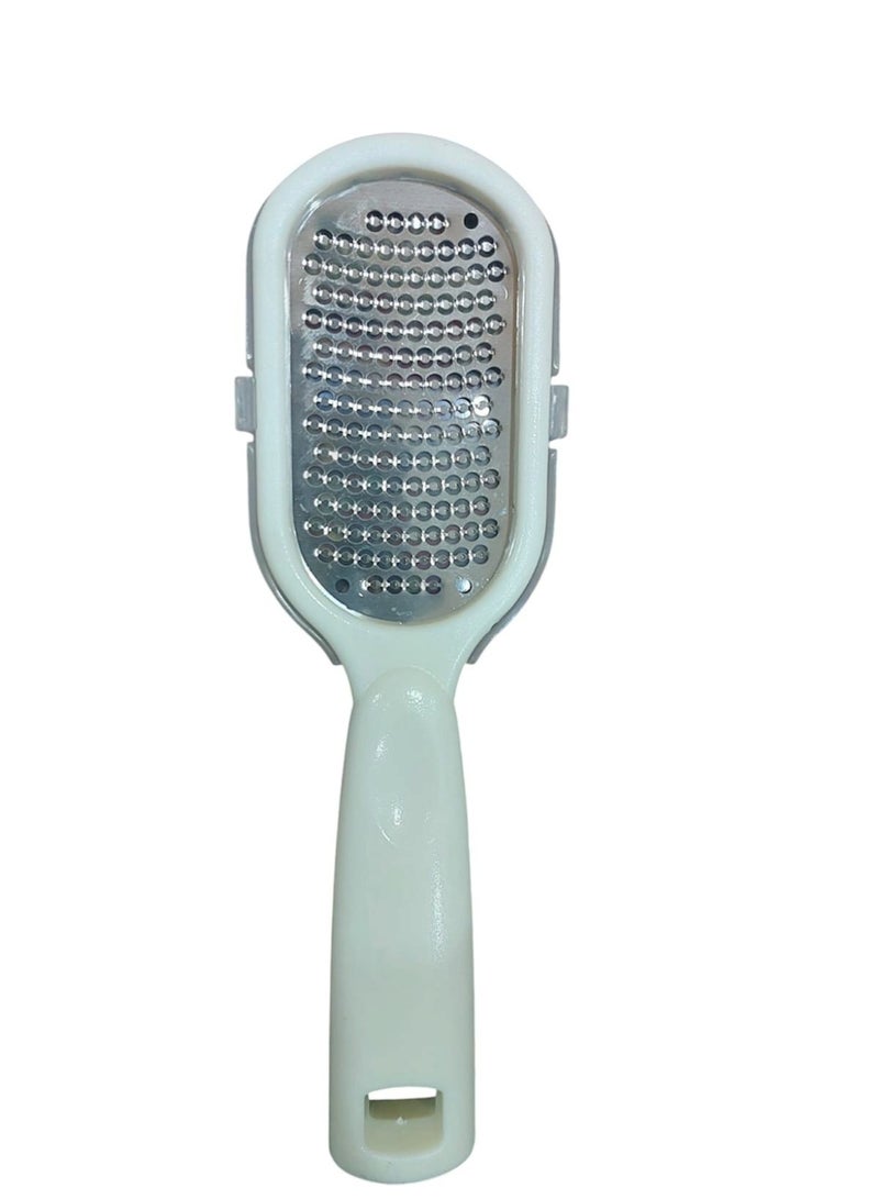 Professional foot file for removing dead and hard skin and cracked heels for pedicures. 1 piece, random color. - Image 2