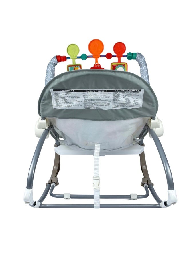 Tiibaby Musical Baby Rocker with Interactive Toys - Image 2