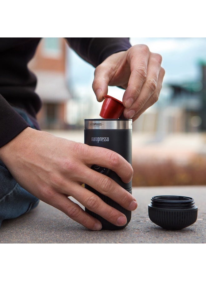 WACACO ملحقات محول WACACO Nanopresso NS لآلة الإسبريسو المحمولة Nanopresso متوافقة مع كبسولات NS مثالية للسفر والتخييم أو الاستخدام في المكتب - Image 3