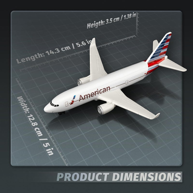 Joylludan 1/400 American Plane Model for Collections and Displays - Image 5