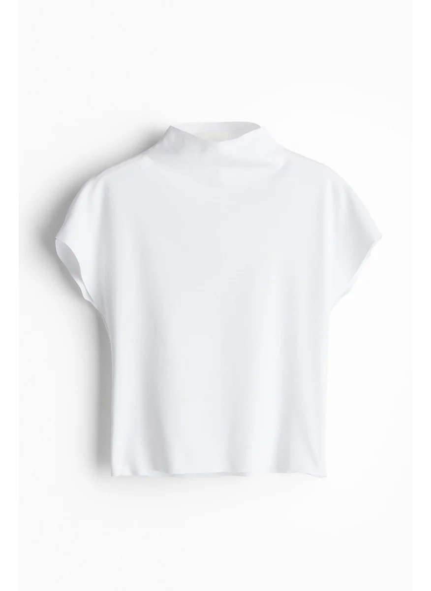 H&M Turtleneck Jersey Top