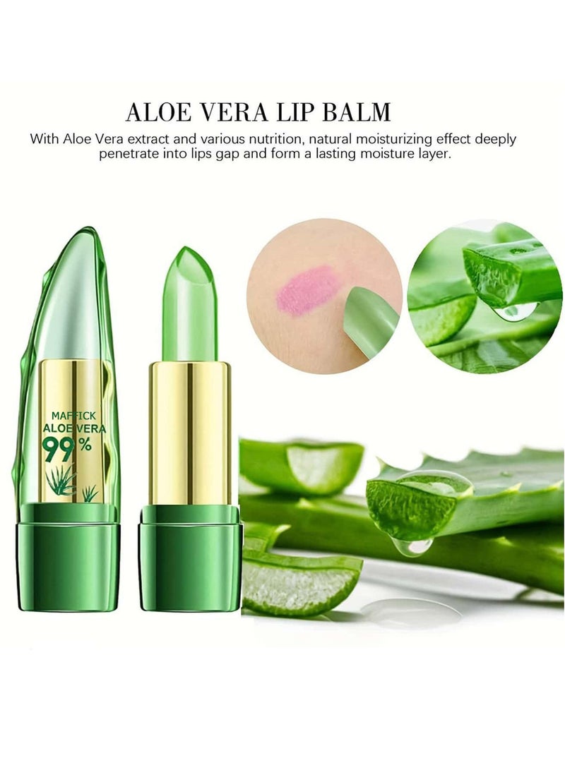 Maffick Aloe Vera Color Changing Lipstick Long Lasting Color Rendering Moisturize Lips - Image 3