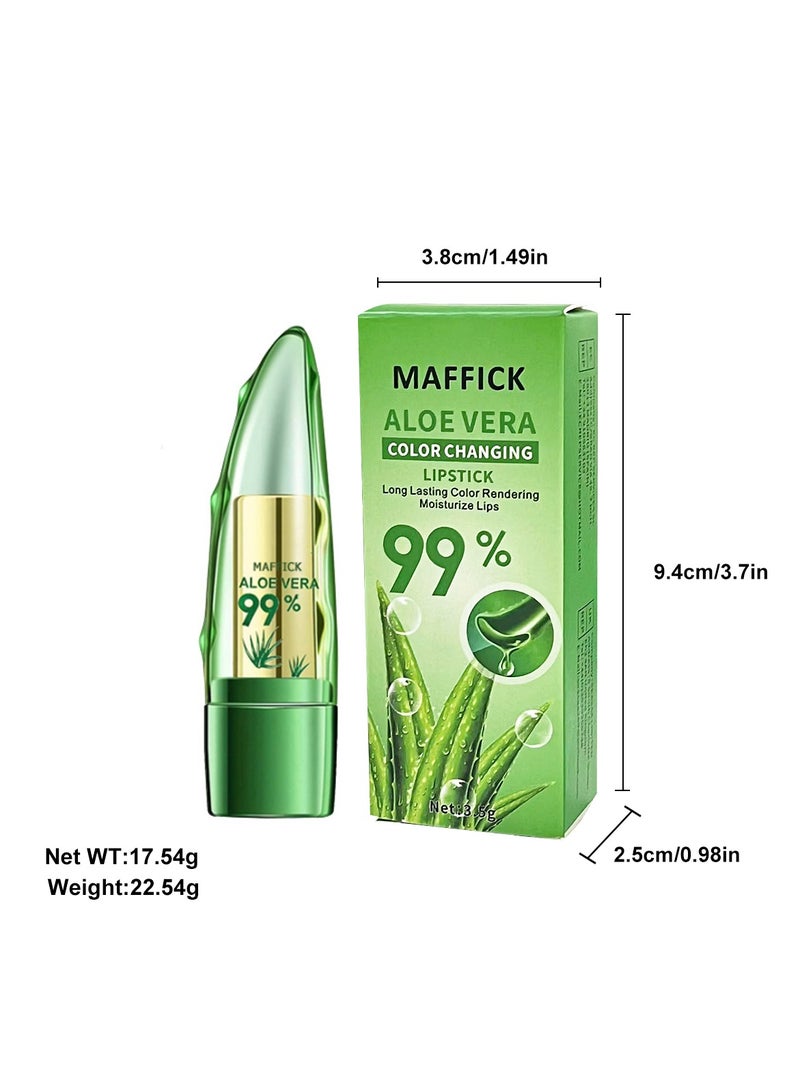 Maffick Aloe Vera Color Changing Lipstick Long Lasting Color Rendering Moisturize Lips - Image 5