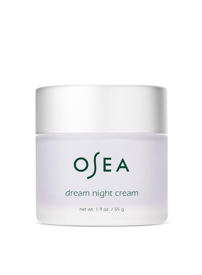 OSEA Dream Night Cream - Anti-Aging Hydrating Face Cream with Algae-Derived Bio Retinol - Plumps, Firms, & Smooths Line and Wrinkles - Image 1