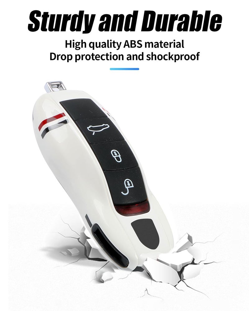 LIMBQS Key Cover Comptatible with Porsche Macan Cayenne Panamera 911, Car Key Protection Keychain (OLD KEY) - Image 3