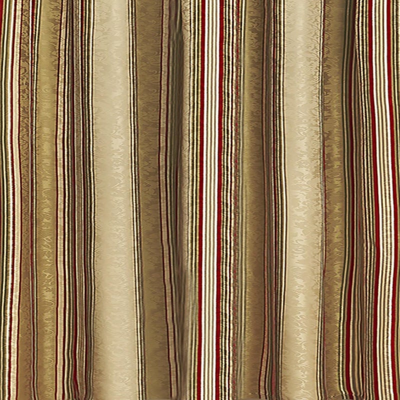 Waverly Traditions Kitchen Valances for Windows - Stripe Ensemble 52" x 16" Short Curtain Valance Small Window Curtains Bathroom, Living Room and Kitchens, Antique - Image 4