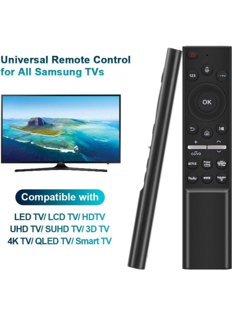 ELTRAZONE Voice Bluetooth Universal Remote Control for All Samsung Smart LCD LED UHD QLED 4K HDR TVs with Netflix, Prime Video, Samsung TV Plus, hulu, WWW, Rakuten-TV Buttons - Image 4