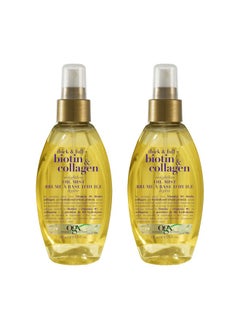 Ogx Thick & Full Biotin & Collagen Weightless Oil Mist 4 Fl Oz 2 Pack  - Image 1