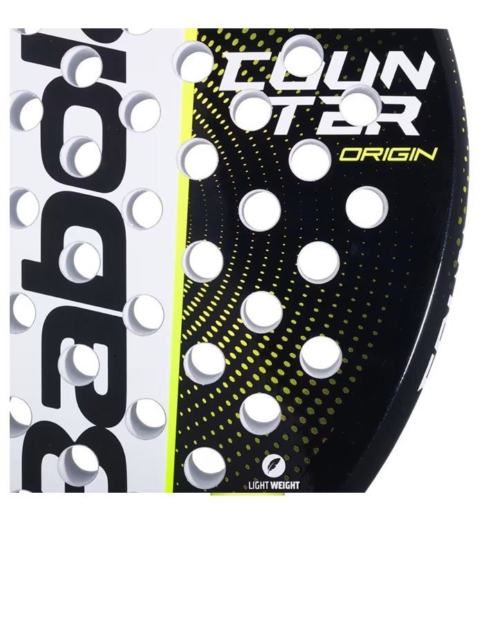 Babolat, Counter Origin Adult Padel Racket One Size Yellow Ultra Light Ideal for Beginners Maximum Handling Very Tolerant Oversized Round Shape - Image 5