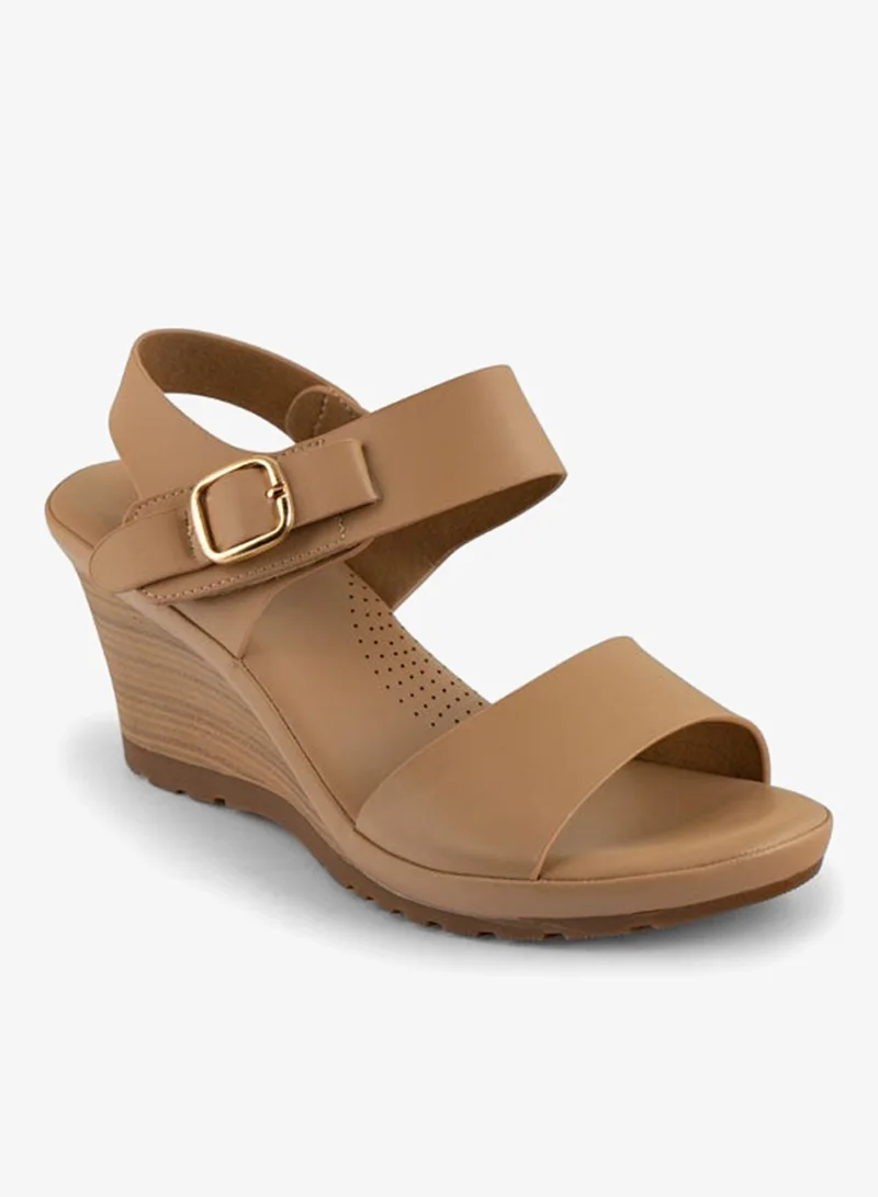 فينتشي صنادل نسائية حزام الكاحل إسفين