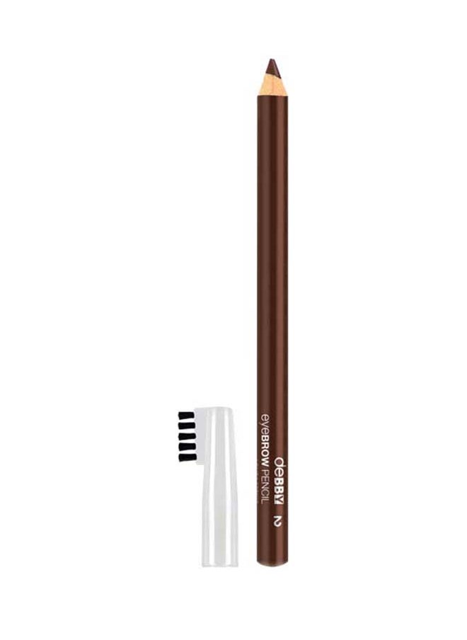 Debby Eyebrow Pencil Long Lasting 2 - Dark Chestnut Brown 