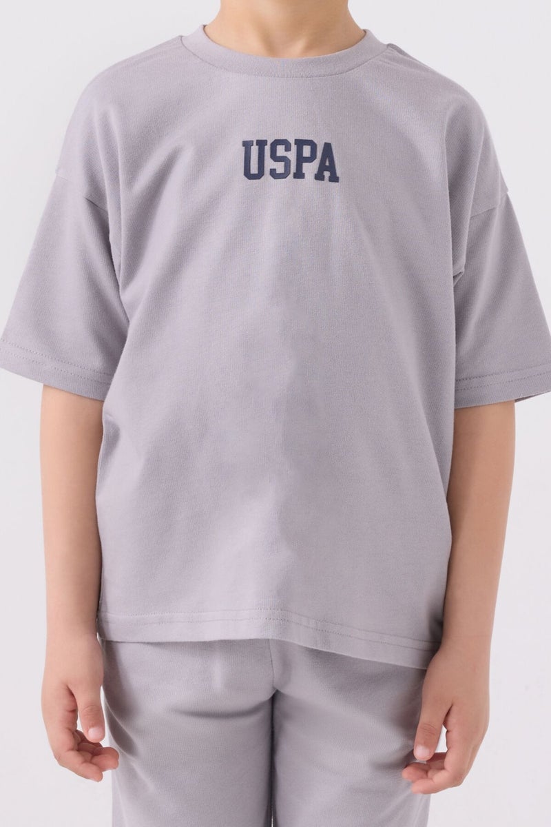 U.S. Polo Assn. مجموعة برمودا للأولاد رمادي  - Image 4