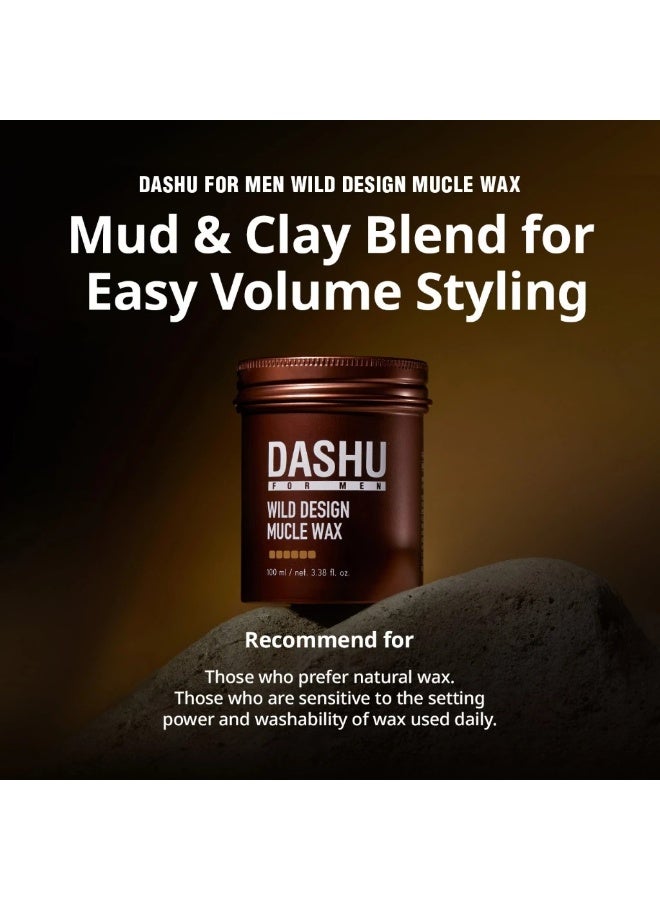 DASHU For Men Wild Design Mucle Hair Wax, 100ml - Image 2